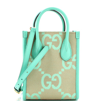 Gucci Vertical Tote Jumbo GG Canvas Mini