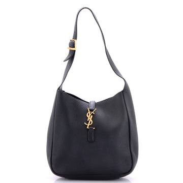 Saint Laurent Le 5 a 7 Supple Hobo Leather Small