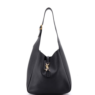 Saint Laurent Le 5 a 7 Supple Hobo Leather Small