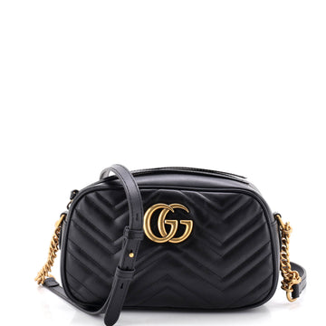 Gucci GG Marmont Shoulder Bag Matelasse Leather Small