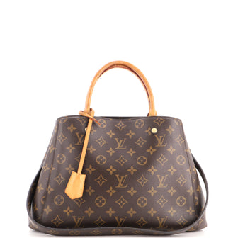 Louis Vuitton Montaigne Handbag Monogram Canvas MM