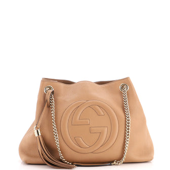 Gucci Soho Chain Strap Shoulder Bag Leather Medium