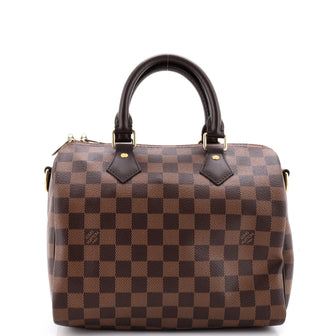 Louis Vuitton Speedy Bandouliere Bag Damier 25