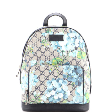 Gucci Zip Pocket Backpack Blooms Print GG Coated Canvas Small