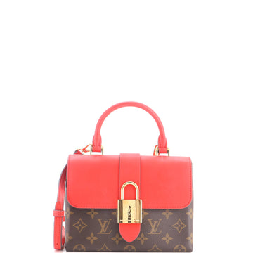 Louis Vuitton Locky Handbag Monogram Canvas with Leather BB