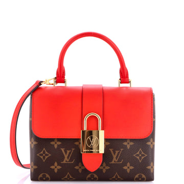 Louis Vuitton Locky Handbag Monogram Canvas with Leather BB