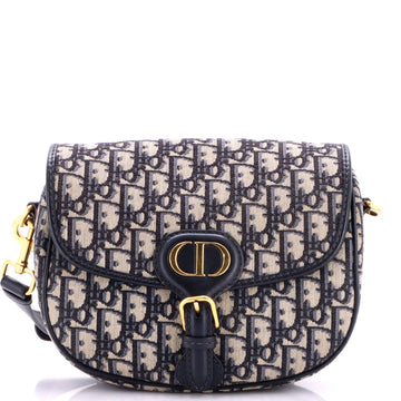 Christian Dior Bobby Flap Bag Oblique Canvas Medium