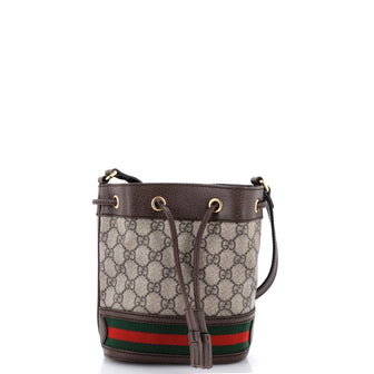 Gucci Ophidia Bucket Bag GG Coated Canvas Mini