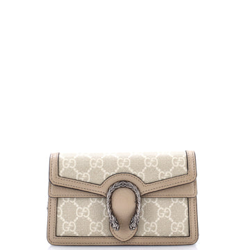 Gucci Dionysus Bag GG Coated Canvas with Leather Super Mini
