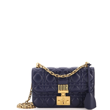 Christian Dior Dioraddict Flap Bag Cannage Quilt Lambskin Small