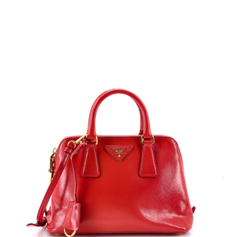 Prada Promenade Bag Vernice Saffiano Leather Small