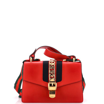 Gucci Sylvie Shoulder Bag Leather Small