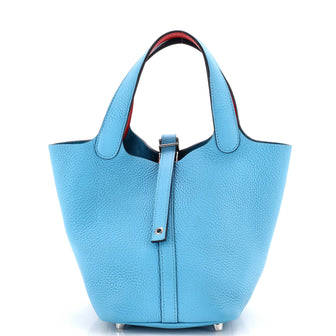 Hermes Eclat Picotin Lock Bag Clemence PM