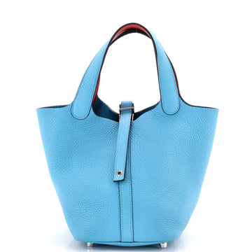 Hermes Eclat Picotin Lock Bag Clemence PM