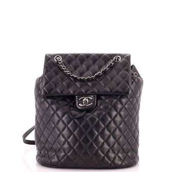 Chanel Urban Spirit Backpack Quilted Lambskin Large