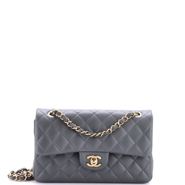 Chanel Classic Double Flap Bag Quilted Lambskin Small