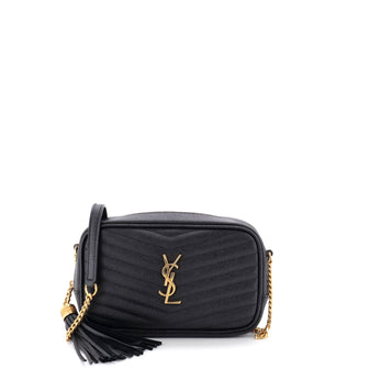 Saint Laurent Lou Camera Bag Matelasse Chevron Leather Mini