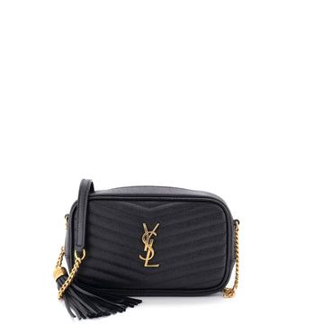 Saint Laurent Lou Camera Bag Matelasse Chevron Leather Mini