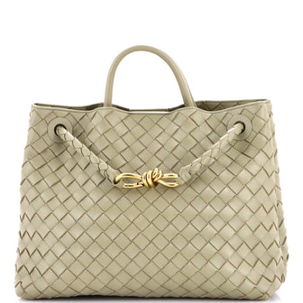 Bottega Veneta Andiamo Top Handle Bag Intrecciato Nappa Medium