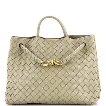 Bottega Veneta Andiamo Top Handle Bag Intrecciato Nappa Medium