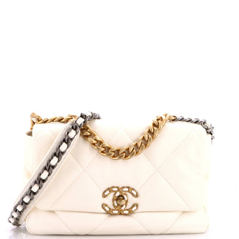 Chanel 19 Flap Bag Quilted Leather Medium