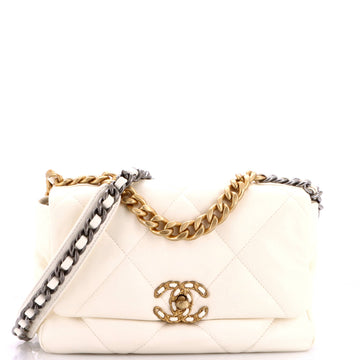 Chanel 19 Flap Bag Quilted Leather Medium