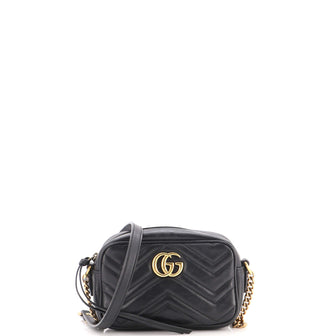 Gucci GG Marmont Shoulder Bag Matelasse Leather Mini