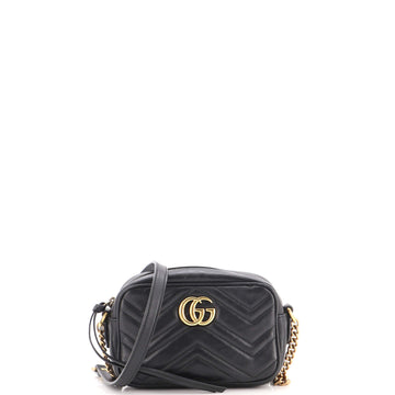 Gucci GG Marmont Shoulder Bag Matelasse Leather Mini