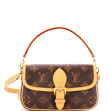 Louis Vuitton Diane NM Handbag Monogram Canvas Nano