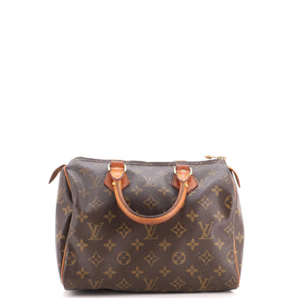 Louis Vuitton Speedy Handbag Monogram Canvas 25