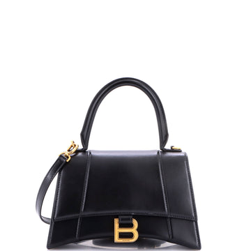 Balenciaga Hourglass Top Handle Bag Leather Small