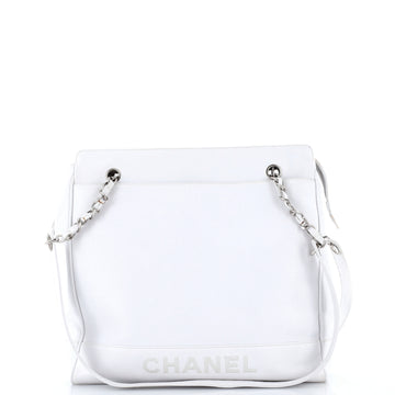 Chanel Vintage Zipped Chain Tote Caviar Medium