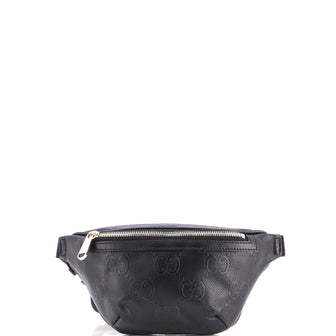 Gucci Belt Bag GG Embossed Perforated Leather Small