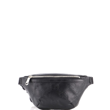 Gucci Belt Bag GG Embossed Perforated Leather Small
