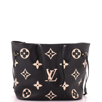 Louis Vuitton Neverfull NM Tote Bicolor Monogram Empreinte Giant MM