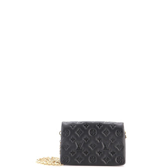 Louis Vuitton Coussin Pochette Monogram Embossed Lambskin