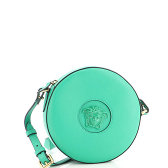 Versace La Medusa Round Camera Bag Leather Small