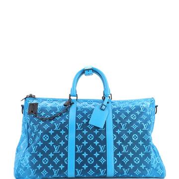 Louis Vuitton Keepall Bandouliere Bag Monogram See Through Mesh 50