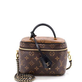 Louis Vuitton Vanity Handbag Reverse Monogram Canvas PM