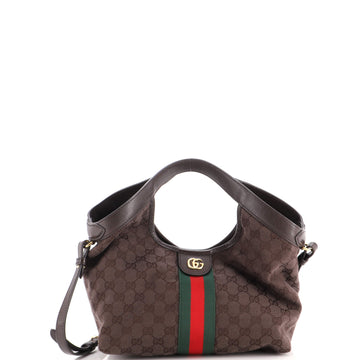 Gucci Giglio Tote GG Canvas Small