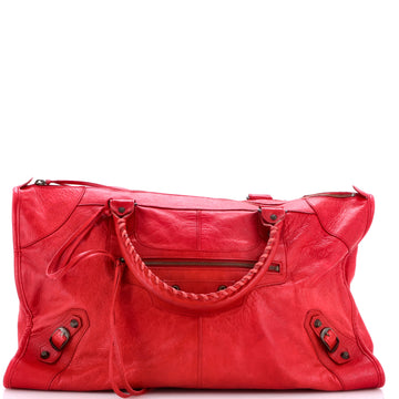 Balenciaga Work Classic Studs Bag Leather
