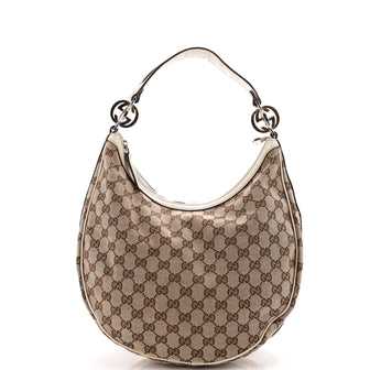 Gucci Twins Hobo GG Canvas Medium