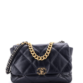 Chanel 19 Flap Bag Quilted Leather Maxi
