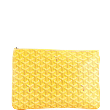 Goyard Senat Zip Pouch Coated Canvas MM