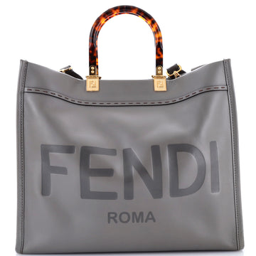 Fendi Sunshine Shopper Tote Leather Medium