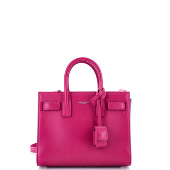 Saint Laurent Sac de Jour Bag Leather Nano