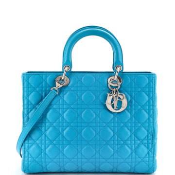 Christian Dior Lady Dior Bag Cannage Quilt Lambskin Large