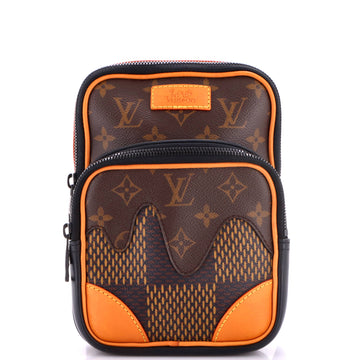 Louis Vuitton Nigo Amazone Sling Bag Limited Edition Giant Damier and Monogram Canvas
