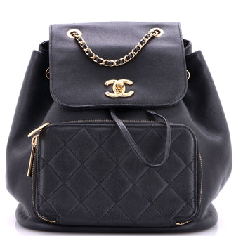 Chanel Business Affinity Backpack Caviar Small