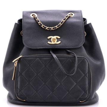 Chanel Business Affinity Backpack Caviar Small